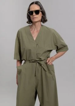 Love My Santa Maxim Jumpsuit - Olive