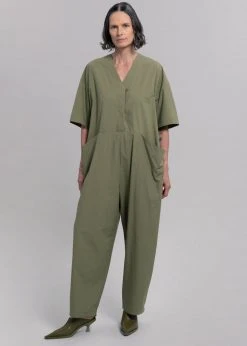 Love My Santa Maxim Jumpsuit - Olive