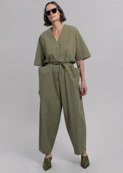 Love My Santa Maxim Jumpsuit - Olive