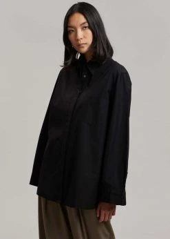 Paper Moon Mayim Oversized Shirt - Black