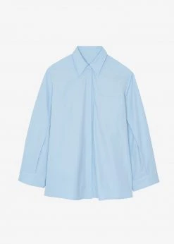 Paper Moon CLOTHING Mayim Oversized Shirt - Sky 21 Paper Moon CLOTHING Mayim Oversized Shirt - Sky