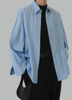 Paper Moon CLOTHING Mayim Oversized Shirt - Sky