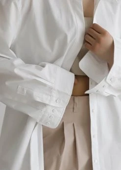 Paper Moon Mayim Oversized Shirt - White CLOTHING