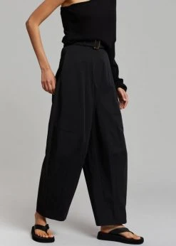 Auver_Fit CLOTHING Mia Belted Pants - Black 11 Auver_Fit CLOTHING Mia Belted Pants - Black