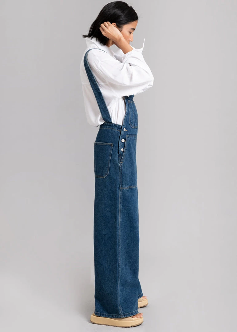 Avenue Milo Denim Overalls - Dark Indigo CLOTHING 5 Avenue Milo Denim Overalls - Dark Indigo CLOTHING