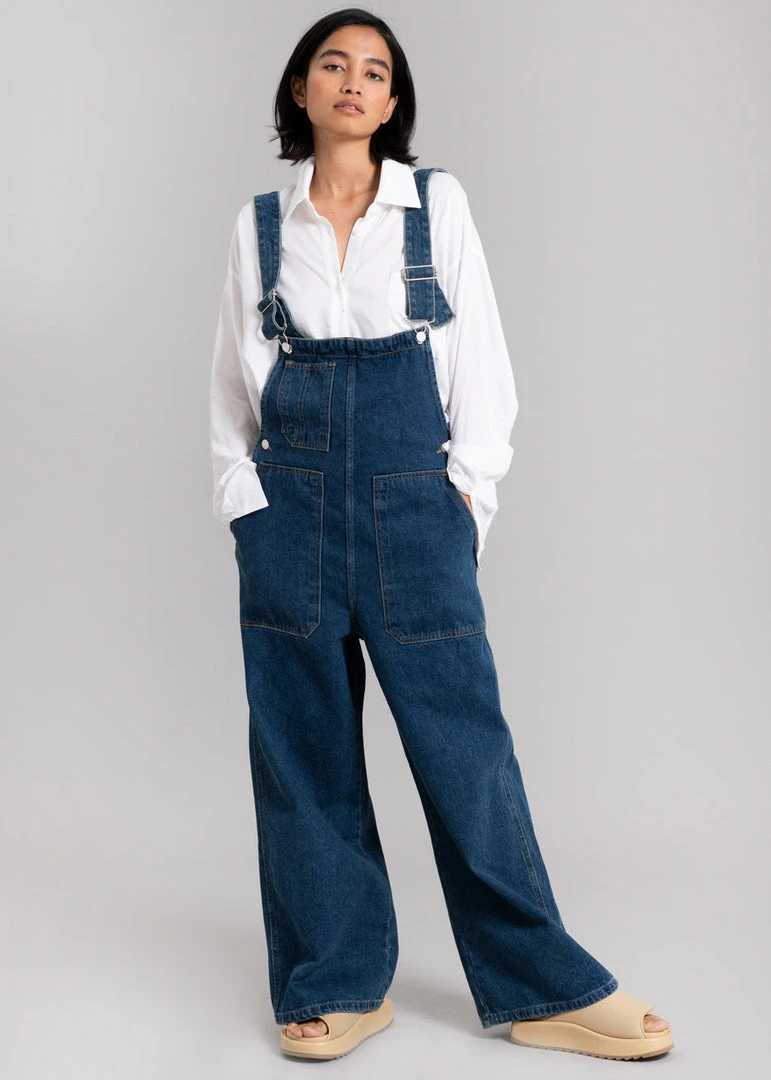 Avenue Milo Denim Overalls - Dark Indigo CLOTHING 2 Avenue Milo Denim Overalls - Dark Indigo CLOTHING