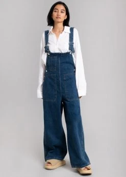 Avenue Milo Denim Overalls - Dark Indigo CLOTHING 11 Avenue Milo Denim Overalls - Dark Indigo CLOTHING