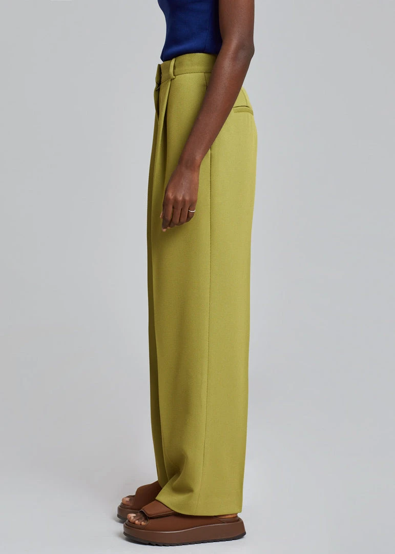 The Frankie Shop Minerva Suit Pants - Moss Green CLOTHING 5 The Frankie Shop Minerva Suit Pants - Moss Green CLOTHING