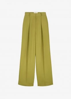 The Frankie Shop Minerva Suit Pants - Moss Green CLOTHING 21 The Frankie Shop Minerva Suit Pants - Moss Green CLOTHING