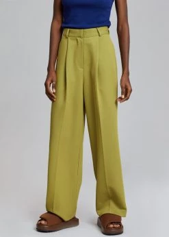The Frankie Shop Minerva Suit Pants - Moss Green CLOTHING 18 The Frankie Shop Minerva Suit Pants - Moss Green CLOTHING