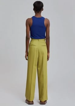 The Frankie Shop Minerva Suit Pants - Moss Green CLOTHING 20 The Frankie Shop Minerva Suit Pants - Moss Green CLOTHING