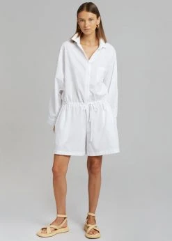 Overtake Mitri Romper - White 14 Overtake Mitri Romper - White