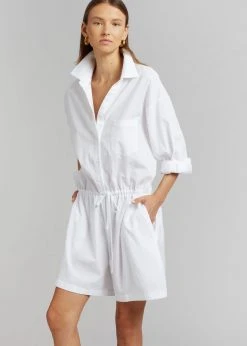 Overtake Mitri Romper - White