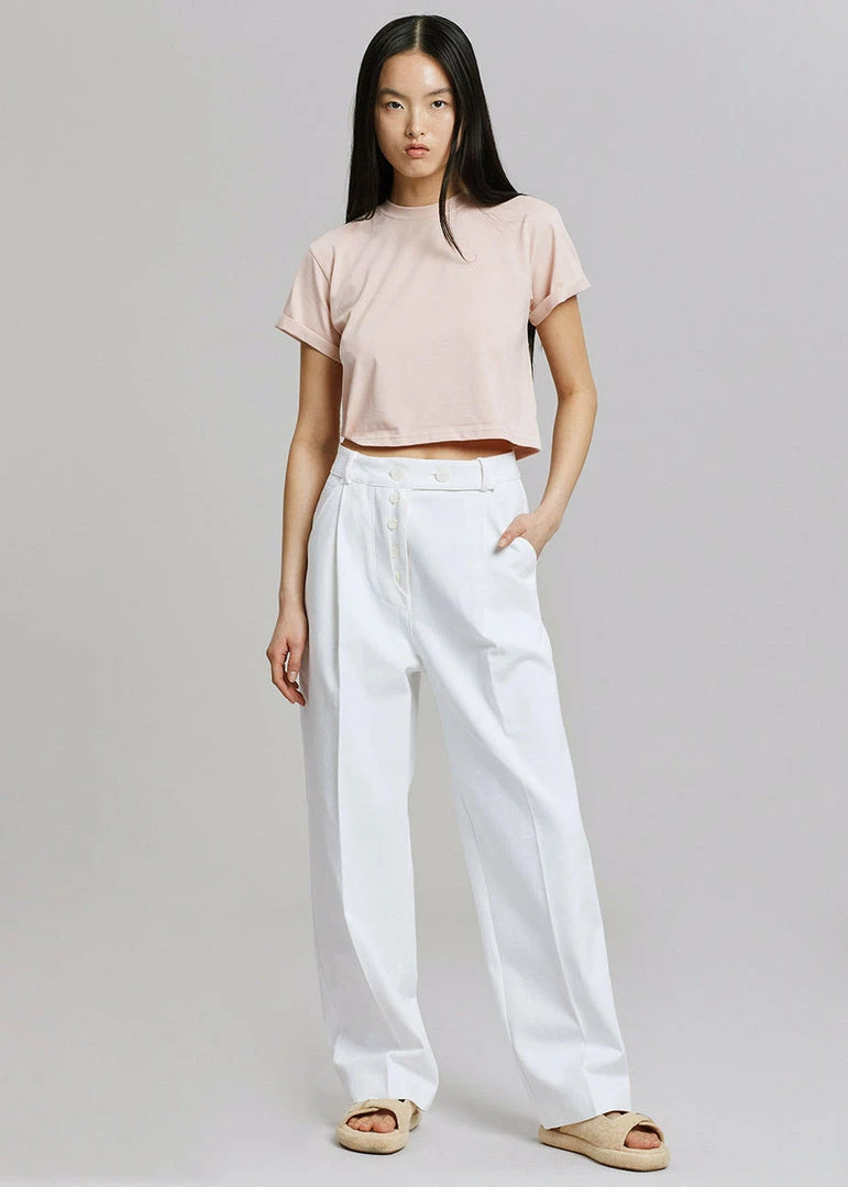 The Frankie Shop Murray Denim Pants - Off White 1 The Frankie Shop Murray Denim Pants - Off White