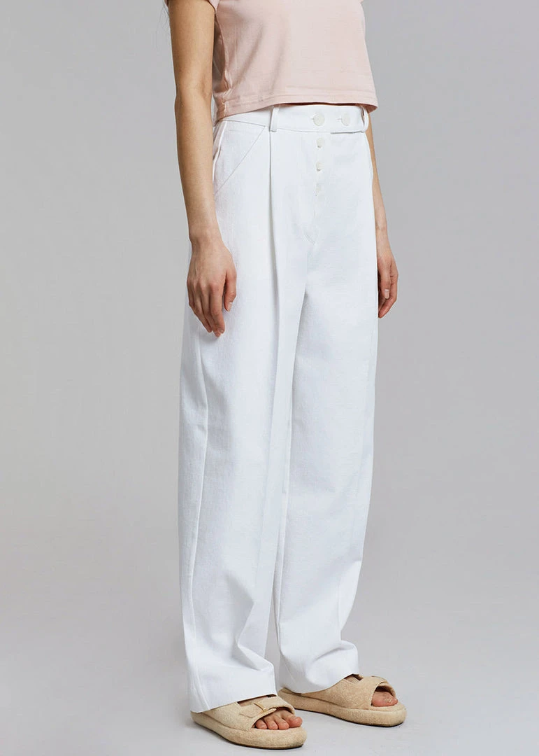 The Frankie Shop Murray Denim Pants - Off White 7 The Frankie Shop Murray Denim Pants - Off White