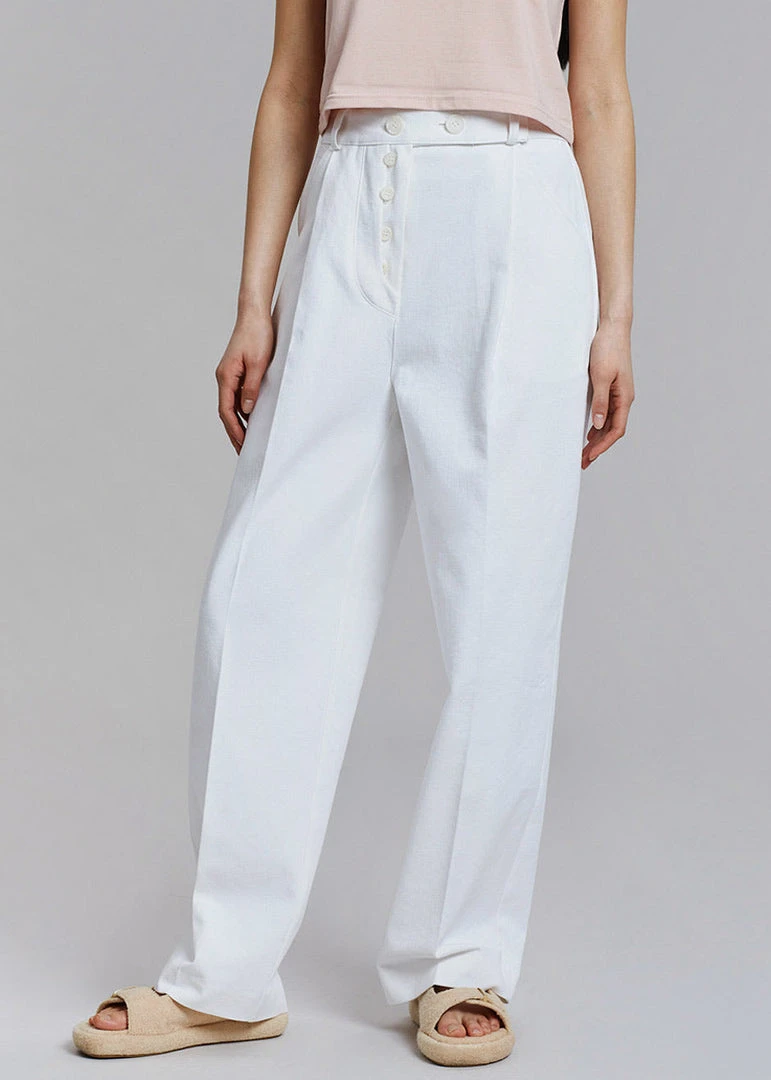 The Frankie Shop Murray Denim Pants - Off White 10 The Frankie Shop Murray Denim Pants - Off White