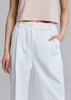 The Frankie Shop Murray Denim Pants - Off White 17 The Frankie Shop Murray Denim Pants - Off White