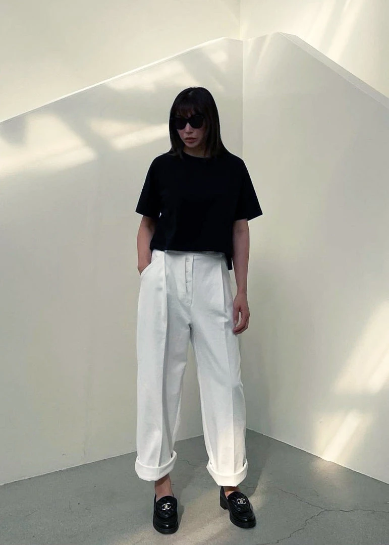 The Frankie Shop Murray Denim Pants - Off White 5 The Frankie Shop Murray Denim Pants - Off White