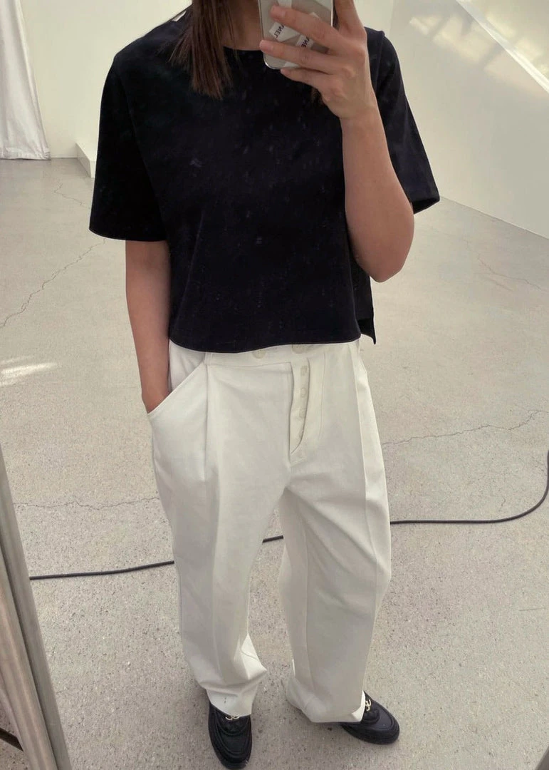 The Frankie Shop Murray Denim Pants - Off White 13 The Frankie Shop Murray Denim Pants - Off White