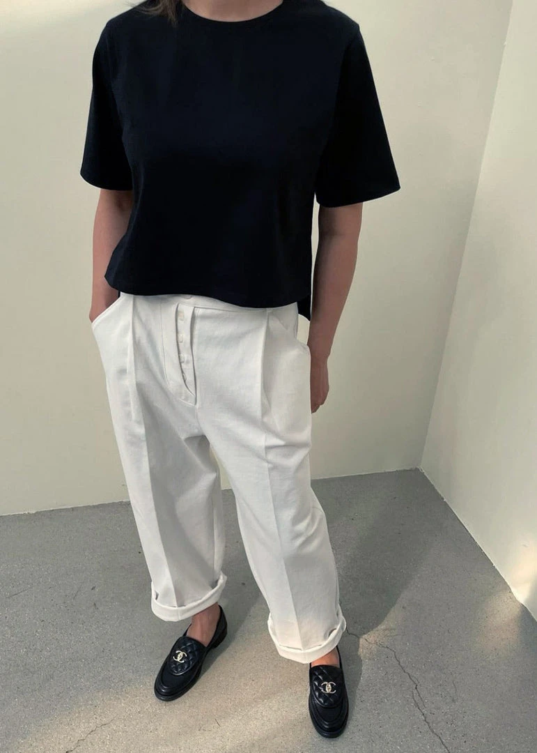 The Frankie Shop Murray Denim Pants - Off White 2 The Frankie Shop Murray Denim Pants - Off White