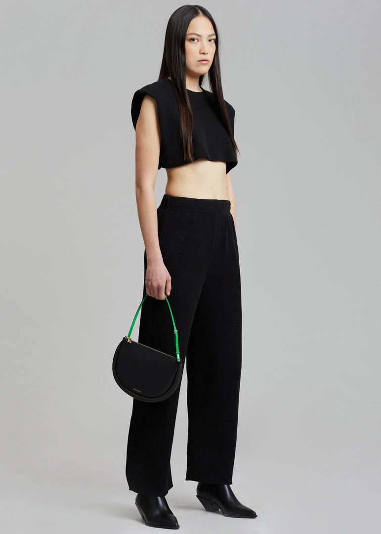 Another J Nanie Honeycomb Sweatpants - Black 9 Another J Nanie Honeycomb Sweatpants - Black