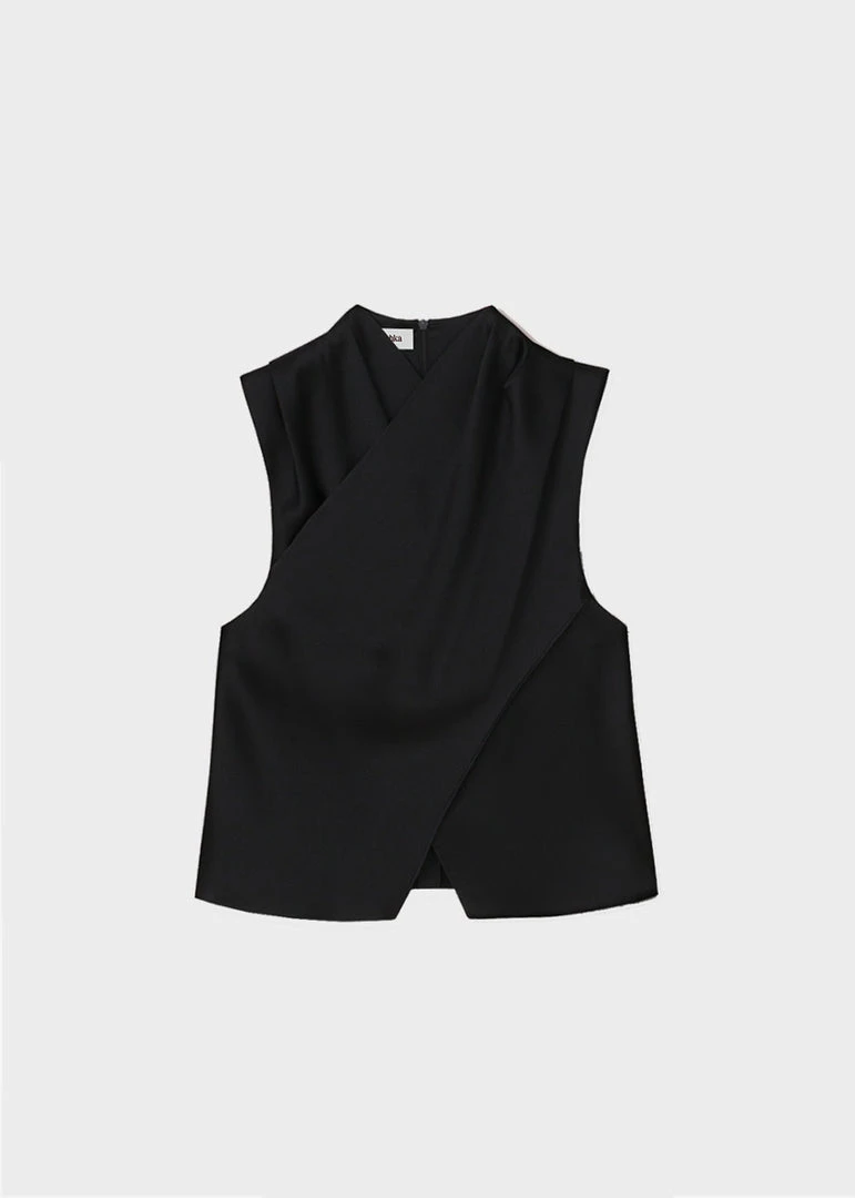 CLOTHING Nanushka Difya Sleeveless Top - Black 7 CLOTHING Nanushka Difya Sleeveless Top - Black
