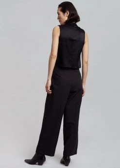 CLOTHING Nanushka Difya Sleeveless Top - Black 12 CLOTHING Nanushka Difya Sleeveless Top - Black