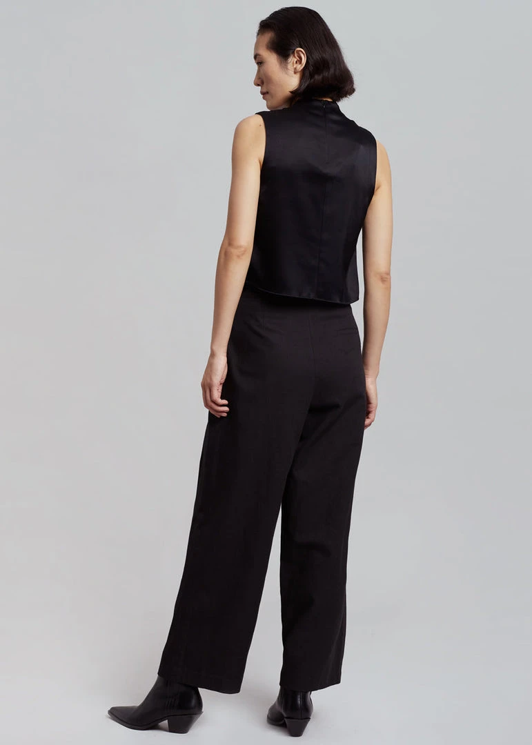 CLOTHING Nanushka Difya Sleeveless Top - Black 6 CLOTHING Nanushka Difya Sleeveless Top - Black