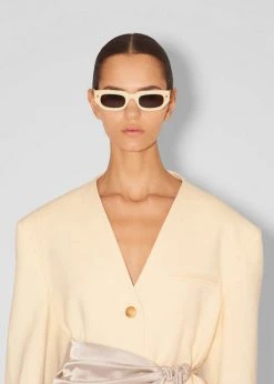 ACCESSORIES Nanushka Kadee Bio Plastic Sunglasses - Shell