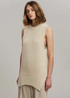 Nanushka Leela Knit Vest - Beige