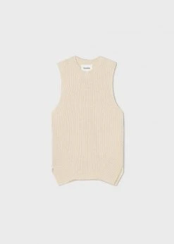 Nanushka Leela Knit Vest - Beige