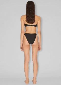 CLOTHING Nanushka Mahy Round Front Wire Bandeau - Black