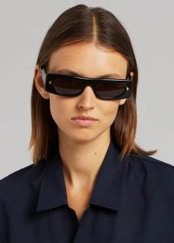 Nanushka Ruthie Bio Plastic Sunglasses - Black ACCESSORIES