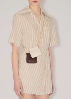 Nanushka The Bar Purse - Dark Brown