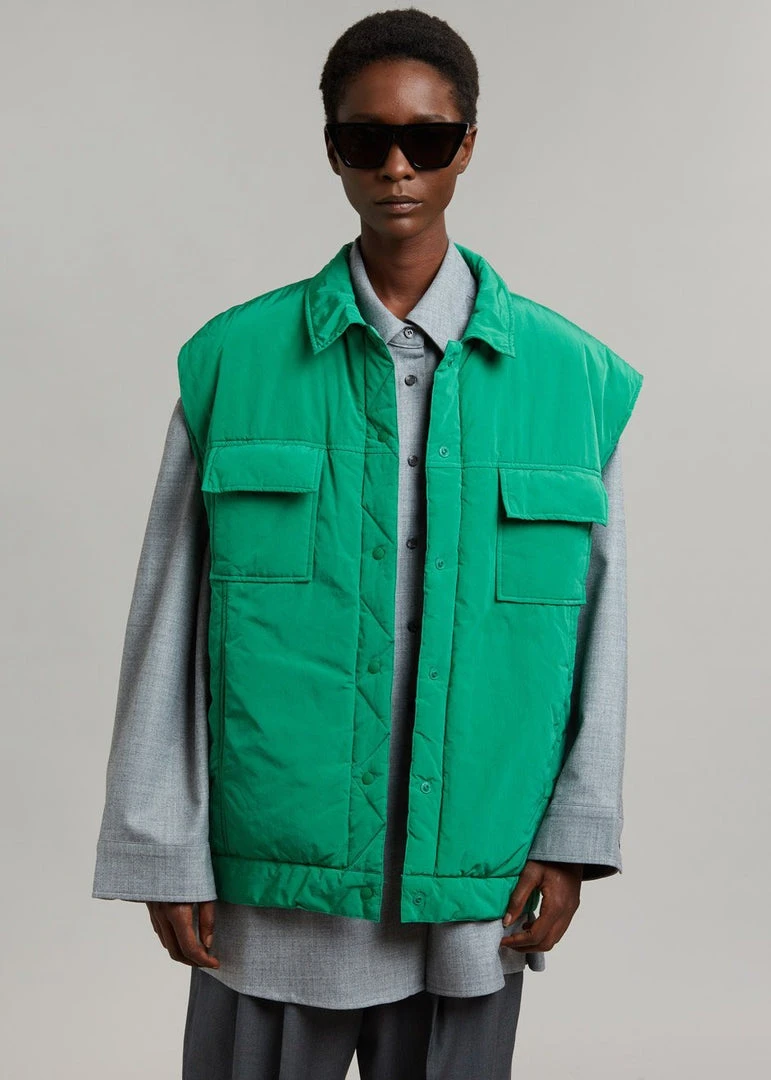 Follow Nauja Vest - Emerald CLOTHING 4 Follow Nauja Vest - Emerald CLOTHING