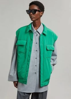 Follow Nauja Vest - Emerald CLOTHING 22 Follow Nauja Vest - Emerald CLOTHING