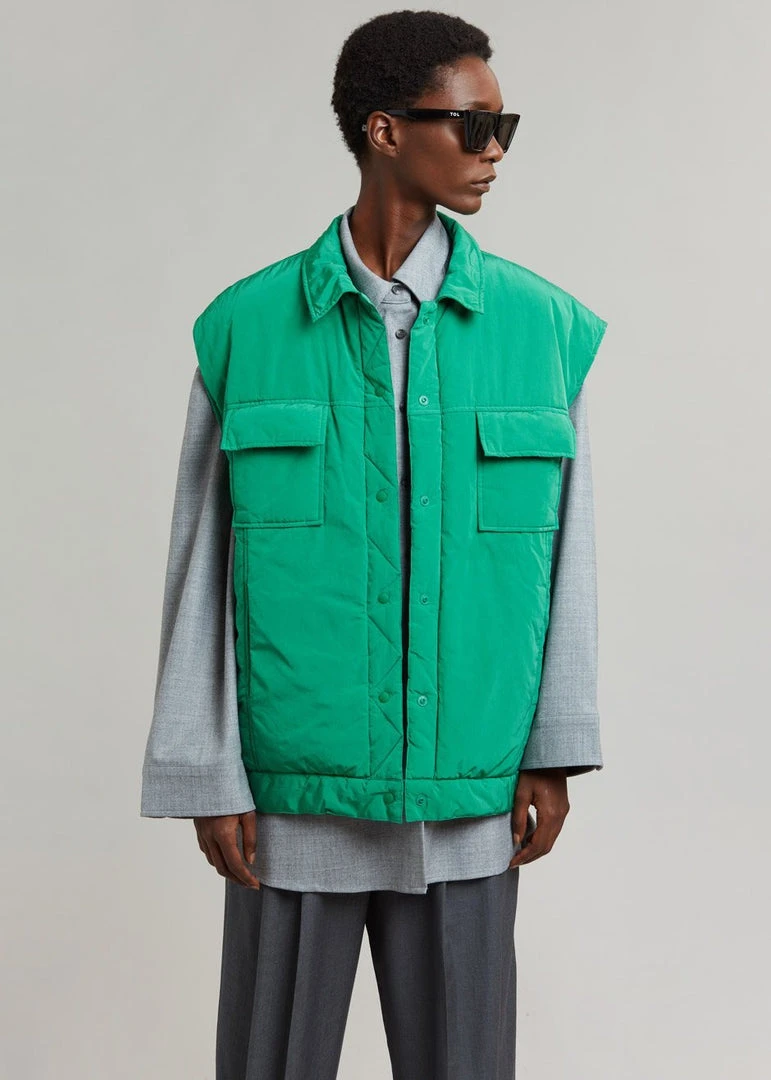 Follow Nauja Vest - Emerald CLOTHING 1 Follow Nauja Vest - Emerald CLOTHING