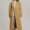 The Frankie Shop Nea Trench Coat - Beige CLOTHING