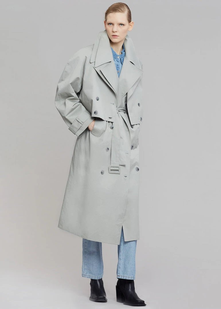 The Frankie Shop CLOTHING Nexine Short Jacket - Grey 9 The Frankie Shop CLOTHING Nexine Short Jacket - Grey