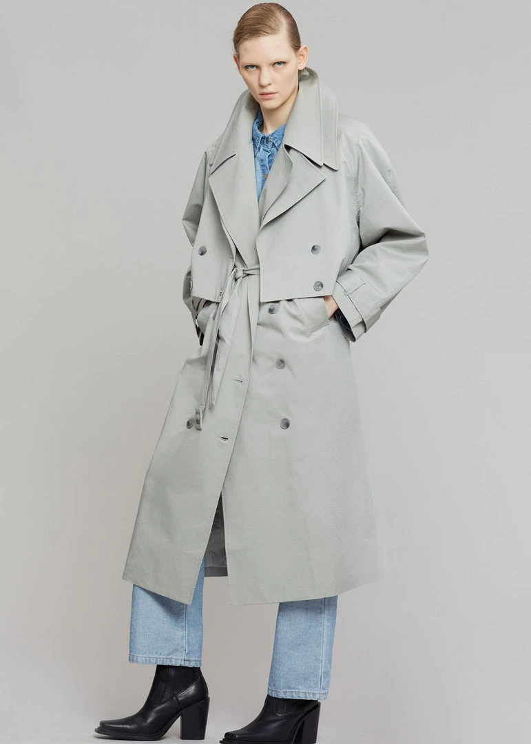 The Frankie Shop CLOTHING Nexine Short Jacket - Grey 2 The Frankie Shop CLOTHING Nexine Short Jacket - Grey