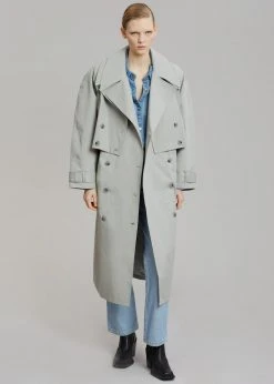 The Frankie Shop CLOTHING Nexine Short Jacket - Grey 18 The Frankie Shop CLOTHING Nexine Short Jacket - Grey