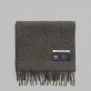 More Than Yesterday Men Nieves Wool Scarf - Asphalt