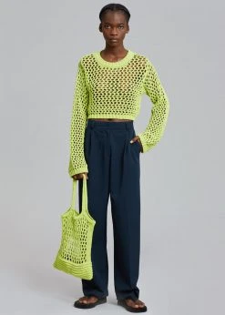 Cafe Noir Niroka Net Tote - Lime