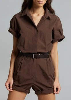 Masof CLOTHING Nix Tailored Jumpsuit - Java 9 Masof CLOTHING Nix Tailored Jumpsuit - Java