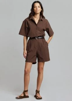 Masof CLOTHING Nix Tailored Jumpsuit - Java