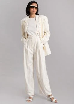 Another Avenue Nuno Thin Stripes Blazer - Off White CLOTHING 13 Another Avenue Nuno Thin Stripes Blazer - Off White CLOTHING