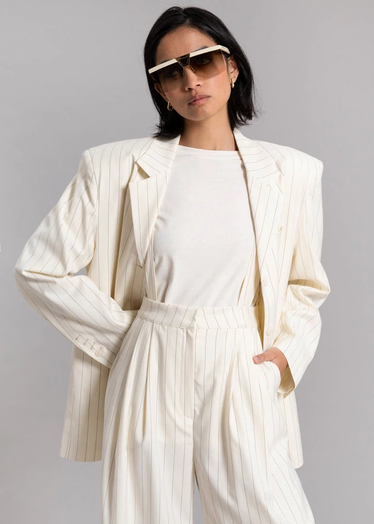 Another Avenue Nuno Thin Stripes Blazer - Off White CLOTHING 1 Another Avenue Nuno Thin Stripes Blazer - Off White CLOTHING