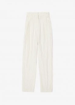 Another Avenue Nuno Thin Stripes Pants - Off White CLOTHING 29 Another Avenue Nuno Thin Stripes Pants - Off White CLOTHING