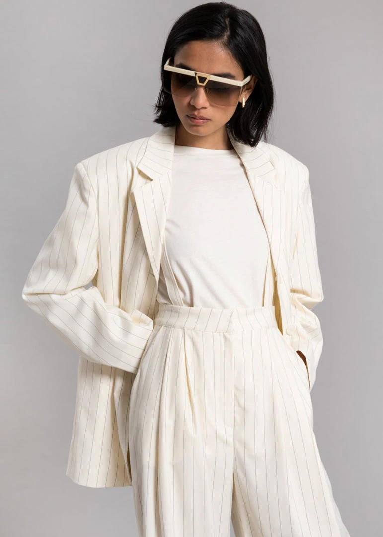 Another Avenue Nuno Thin Stripes Pants - Off White CLOTHING 14 Another Avenue Nuno Thin Stripes Pants - Off White CLOTHING