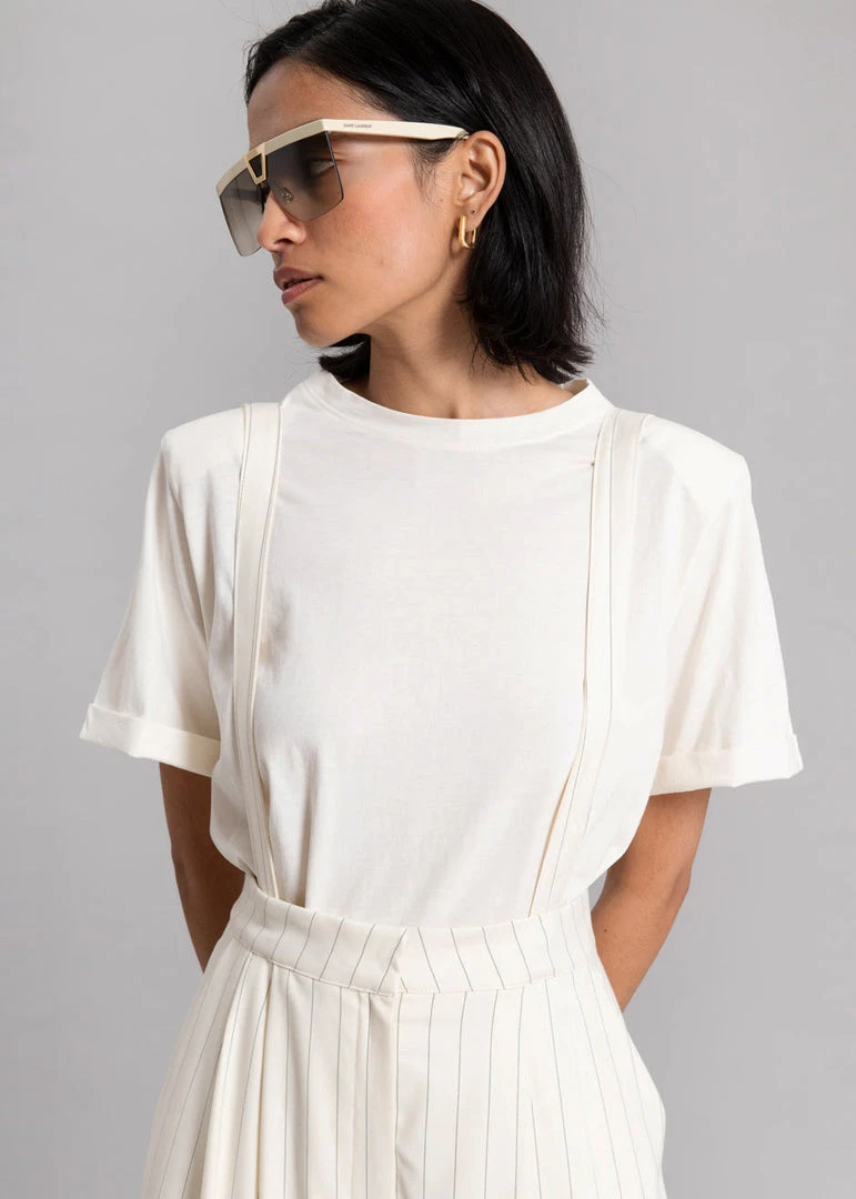 Another Avenue Nuno Thin Stripes Pants - Off White CLOTHING 12 Another Avenue Nuno Thin Stripes Pants - Off White CLOTHING